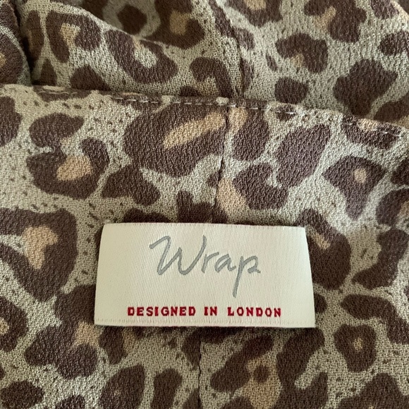 Wrap Animal Print Midi Skirt Size 4 - Picture 2 of 9